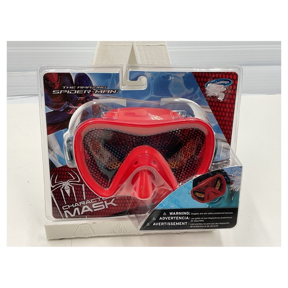 SwimWays Marvel Spider-Man‎ Kids Swim Mask See-Thru Tech